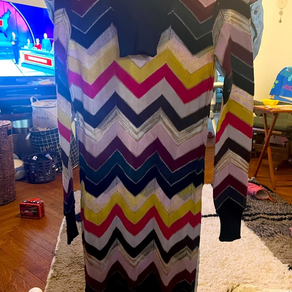 Missoni chevron multi colored knit sheet dress - Picture 2 of 7